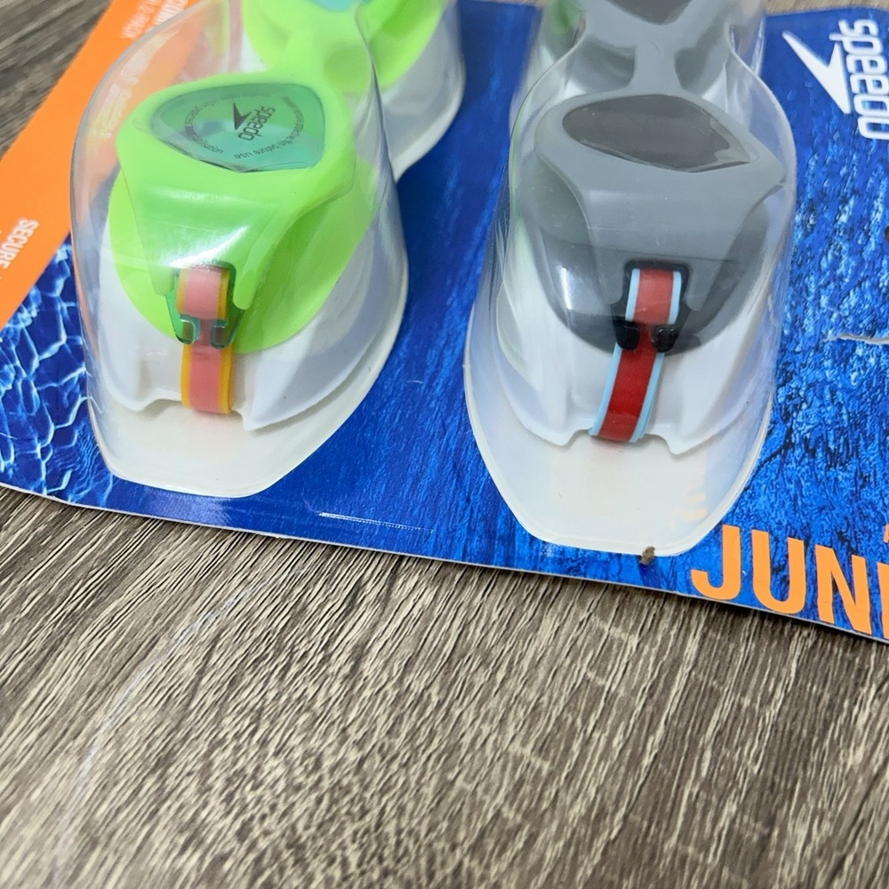 Speedo Jr Sprinter Swim Goggles 2-Pack Youth Anti Fog UV Protection New - Picture 3 of 3